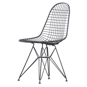 Vitra Wire DKR Dining Chair Black
