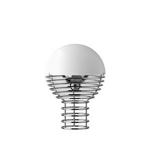 Verner Panton Wire Portable Lamp White