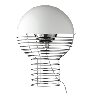 Verner Panton Wire Table Lamp White