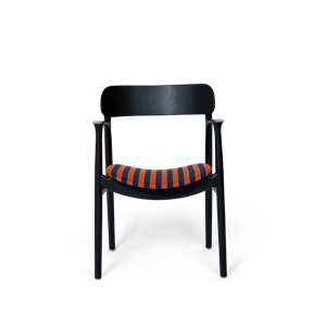 Bent Hansen Asger Dining Chair Upholstered Black Beech/Wild 22-140/112